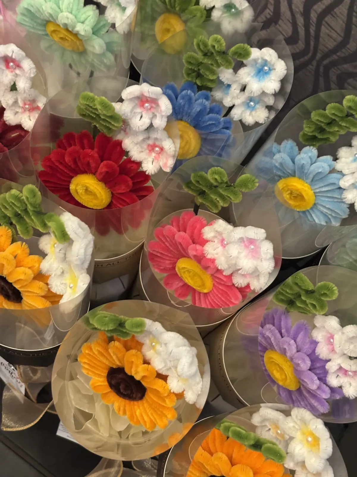 Fuzzy wire bouquet in Mandaue City, Cebu